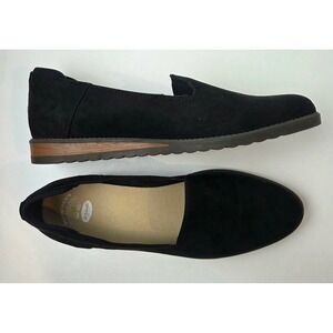 Dr Scholls Womens Jet Set Black Slip On‎ Loafer Shoes Sustainable Comfort Sz 10